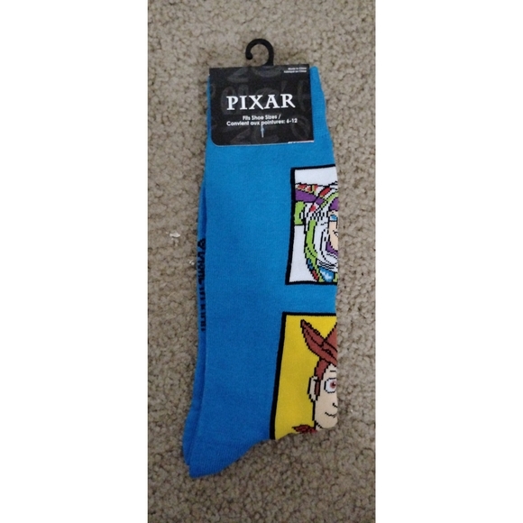 "To Infinity and Beyond!" Disney/Pixar Toy Story Socks - Picture 1 of 4